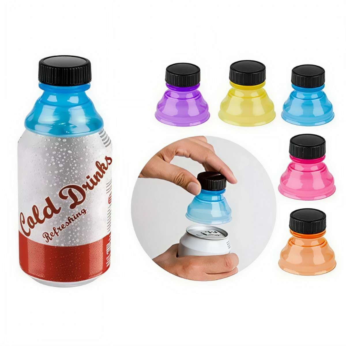 Tappi per lattina assortiti confezione da 6pz