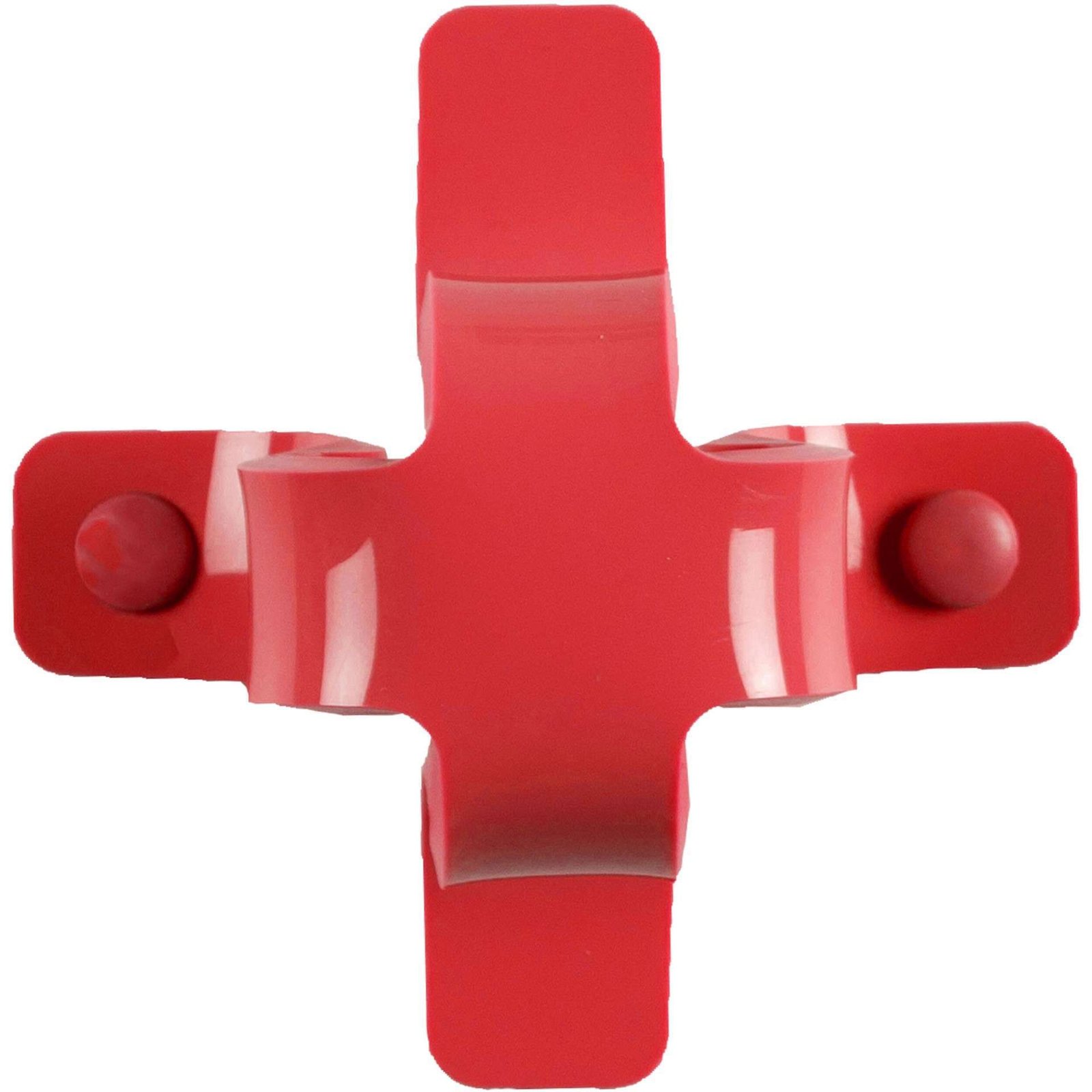 Appendino da parete Folpo in Plexiglass Rosso Vesta