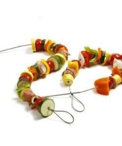 Blister 2 Spiedini Flessibili in Acciaio Inossidabile Inox