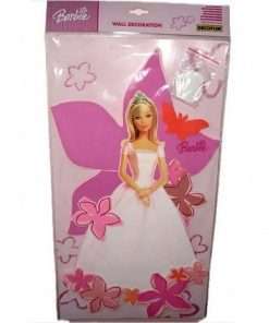 Decorazione adesiva da perete di Barbie in Gommapiuma Decora la Tua Casa con un Tocco di Fantasia