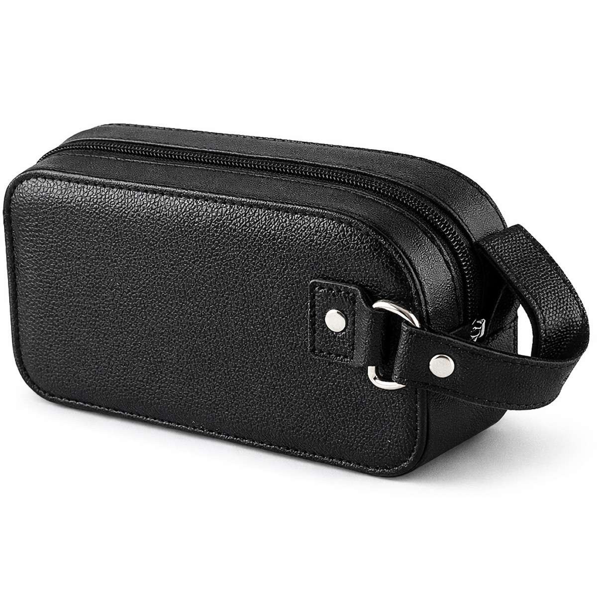 Kit lucida scarpe da viaggio in astuccio nero