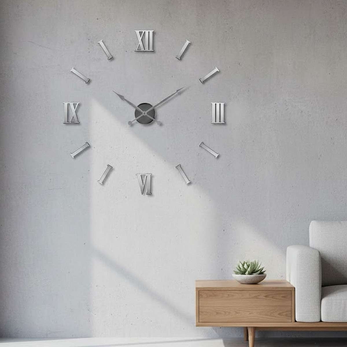 Orologio da parete Roma adesivo EVA e alluminio Balvi