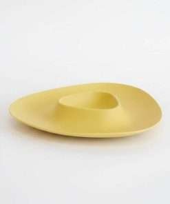 Piatto Service Giallo realizzato con materiale Bio ed ecologico Brandani