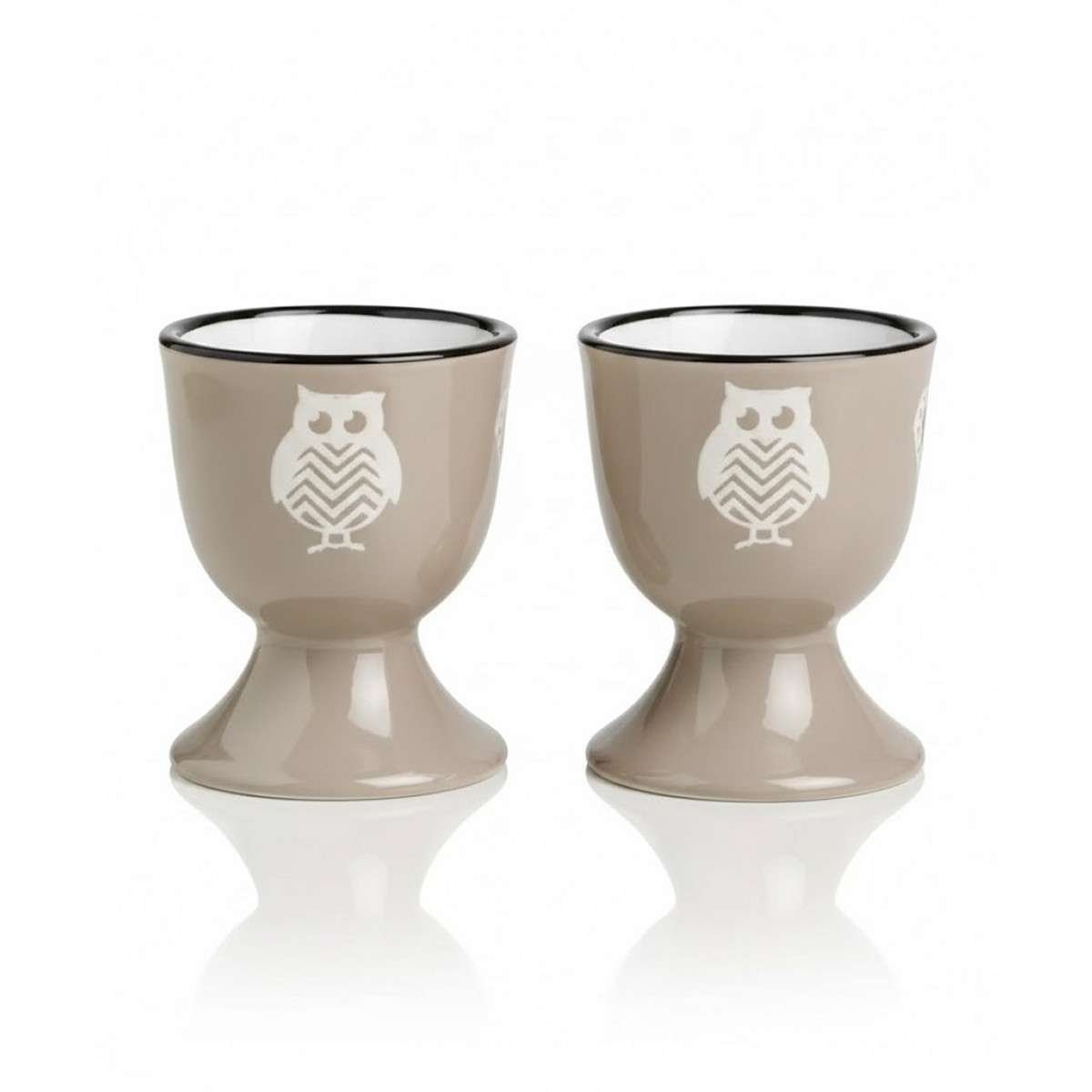 Porta uovo incanto in ceramica set 2pz Brandani