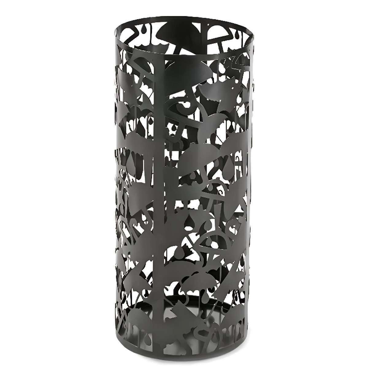 Portaombrelli da terra Umbrella in metallo traforato NERO Versa