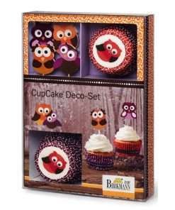 Set Decorazione Cupcake e muffin Civette 36pz Birkmann