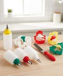 Set di Natale per decorare torte, biscotti e dessert in modo professionale Kunzi