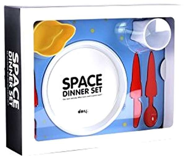 Set per la pappa dei bambini Bimbo nello spazio space Dinner - immagine 2