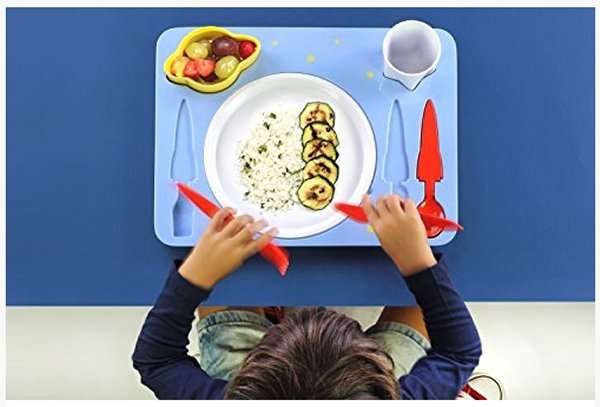 Set per la pappa dei bambini Bimbo nello spazio space Dinner - immagine 3