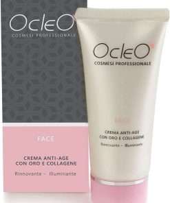 OCLEO' Crema viso ANTI AGE CON ORO E COLLAGENE
