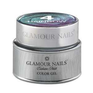 GLAMOUR NAILS COLOR GEL RAINBOW gel colorato per le unghie NR.4