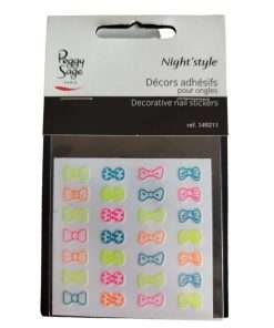 Decorazioni Adesivi unghie FOSFORESCENTI NIGHT'STYLE