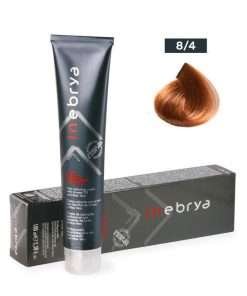 8/4 biondo chiaro rame 100 ml crema colorante professionale inebrya