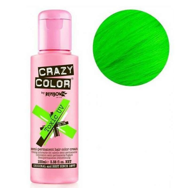 Colorazione per capelli semipermanente Toxic UV 79 Crazy Color 100ml