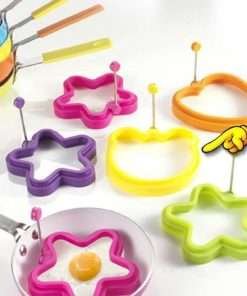 FORMINA per cuocere uovo al tegamino occhio di bue in SILICONE alimentare orsetto giallo BRANDANI GIFT