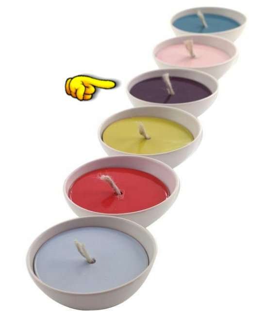 Lampada ad olio in ceramica con stoppino di corda piccola prugna