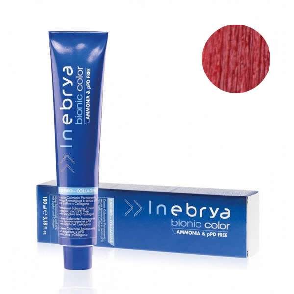 INEBRYA bionic color tinta capelli biondo chiaro rosso caldo 5/60