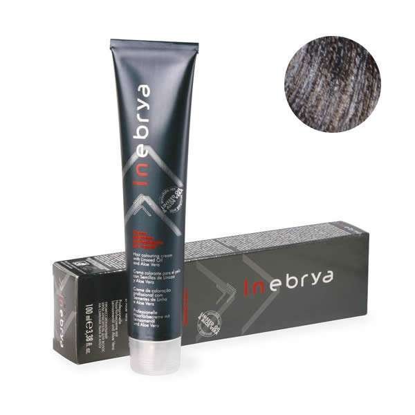 7.11 Biondo Cenere Intenso Crema colorante professionale per capelli Inebrya