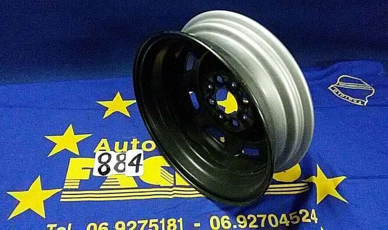 CERCHIO RUOTA 500 '92 & gt FIAT ORIGINALE CMR 13 x 4 METALLO ARGENTO NUOVA - immagine 3