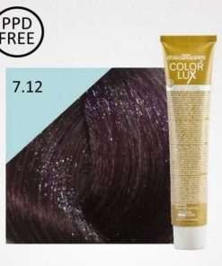Color Lux Crema Colorante 7.12 Biondo Cenere Viola 100 ml Design Look