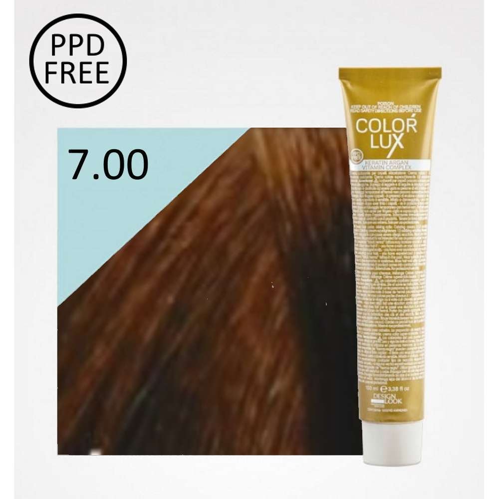 Color Lux Crema Colorante 7.00 Biondo Intenso 100 ml Design Look