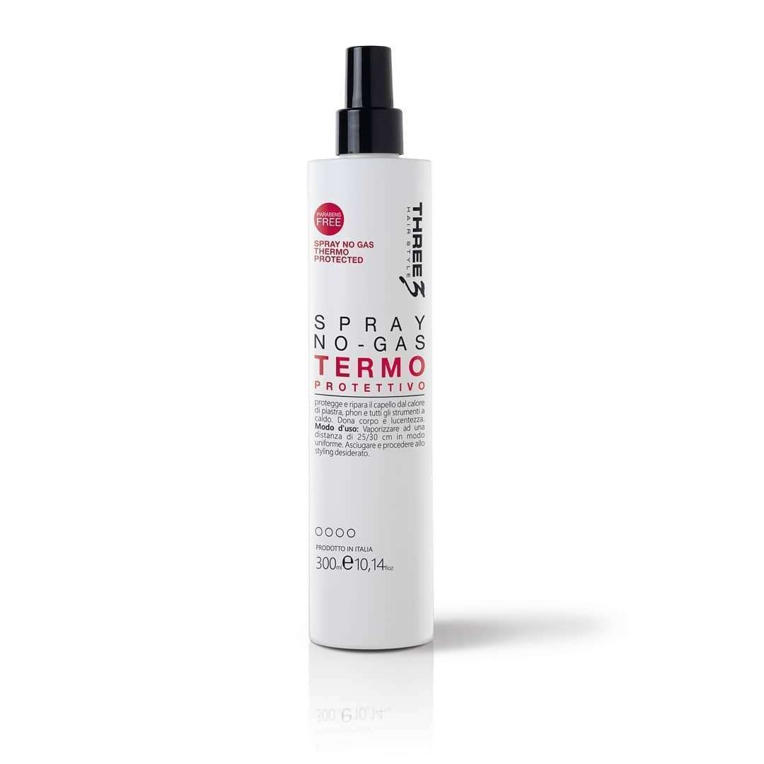 SPRAY NO-GAS TERMO PROTETTIVO per capelli THREE FAIPA COSMETICS