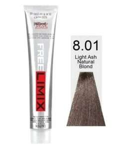 FREE LIMIX TINTA PER CAPELLI BIONDO CHIARO NATURALE CENERE 8.01 100 ML