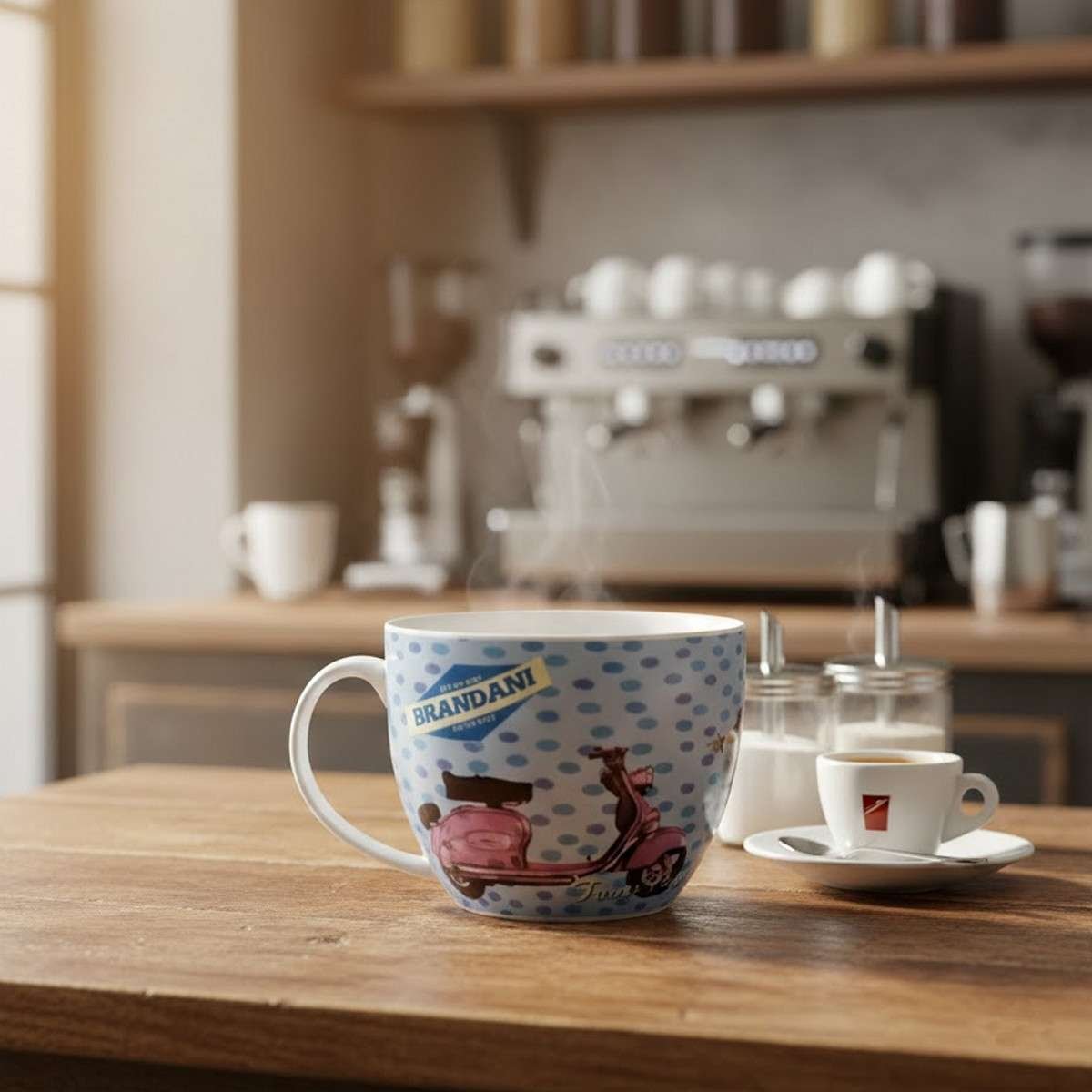 Tazza colazione anni 50 bone china modello Fuori Porta