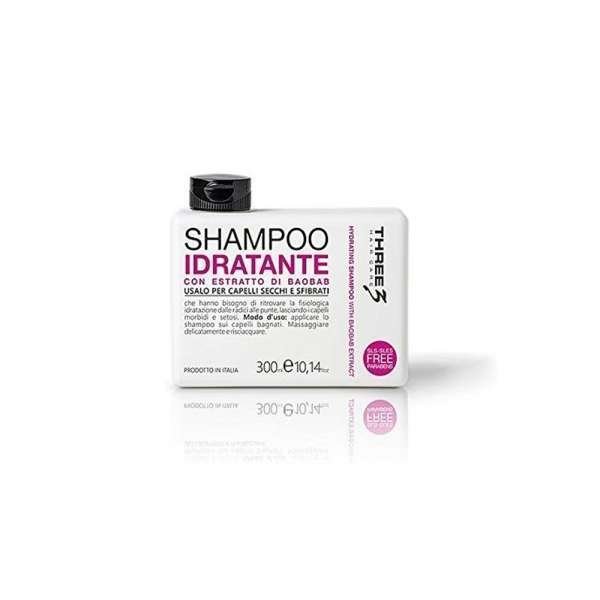 FAIPA THREE 3 SHAMPOO IDRATANTE CON ESTRATTO DI BAOBAB PER CAPELLI SECCHI 300 ML