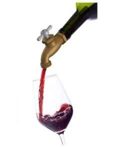 Aeratore e Tappo per Vino con Rubinetto
