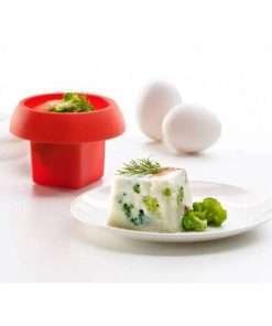 Cuociuovo per Microonde trasparente silicone premium Quadrato Lékué