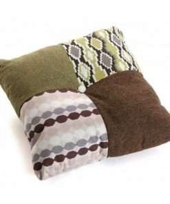 Cuscino quadrato imbottito patchwork Boise in poliestere