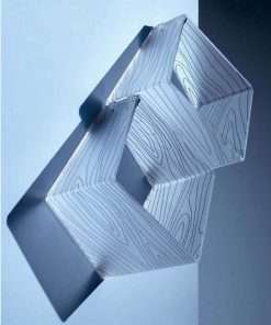 Mensola contenitore da parete MAKASAR TRAMA LIGNEA Guru Emporium