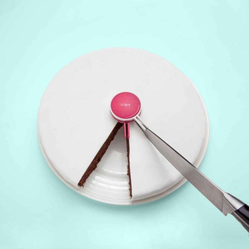 Porzionatore divisore fette per torte Klipy Fucsia
