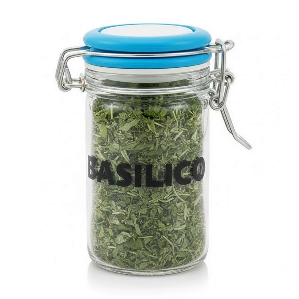 Set 5pz Barattolini ermetici Portaspezie in Vetro con Scritta della spezia da inserire Star - immagine 3