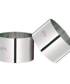 Anello Coppapasta Porzionatore Stampo Formina rotonda per impiattare in acciaio inox diam 8cm KÜCHENPROFI