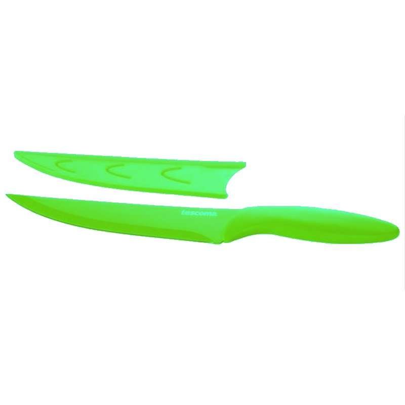 Tescoma Coltello Arrosto Antiaderente con lama da 18cm "Presto Tone" verde