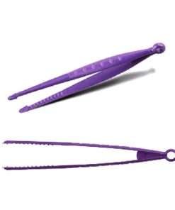 Pinza CHEF da cucina per alimenti in NYLON atossico CM 30 Viola non graffia le superfici antiaderenti