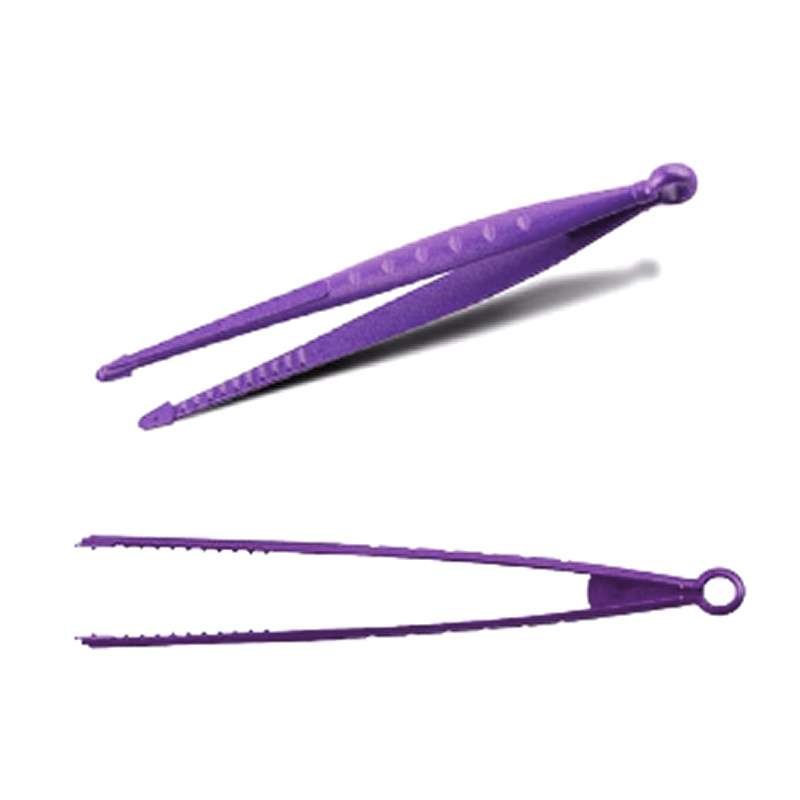 Pinza CHEF da cucina per alimenti in NYLON atossico CM 30 Viola non graffia le superfici antiaderenti