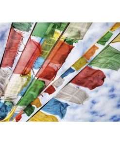 FOTOMURALE da parete con PAESAGGIO 184 x H 127 cm PRAYER FLAGS 1-606 KOMAR