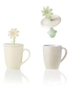 Tisaniera Flora in porcellana New Bone China 315 ml tazza mug filtro coperchio salva aroma