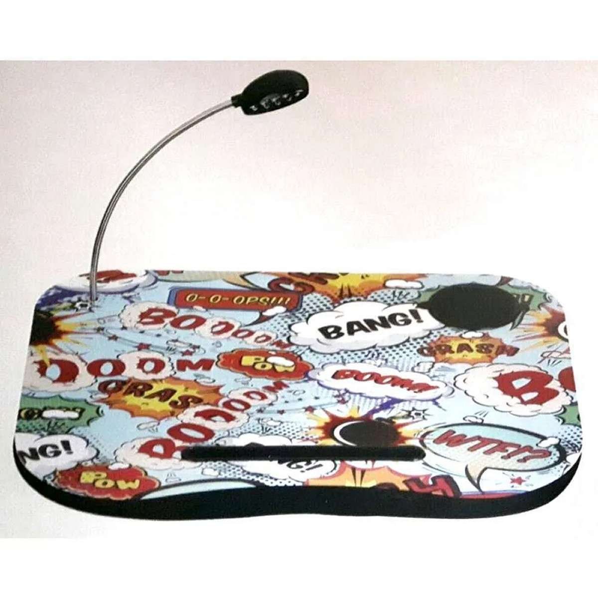 Vassoio imbottito Fumetto porta pc ipad con luce led @ Bang Comic
