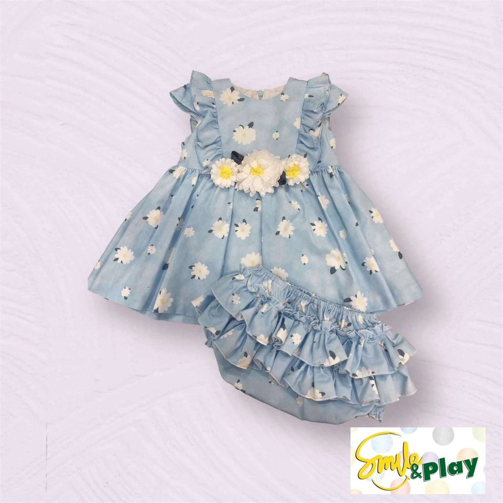 Vestito neonata con culotte 9 MESI