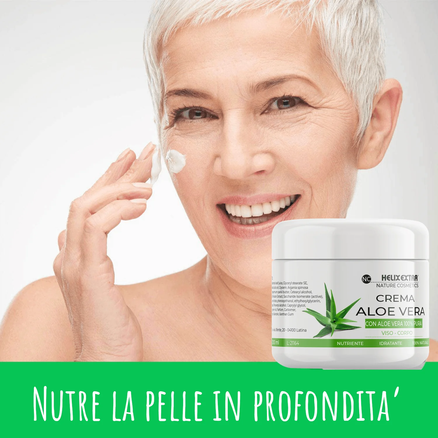 HELIX EXTRA Crema Viso e Corpo con Aloe e Argan - immagine 5