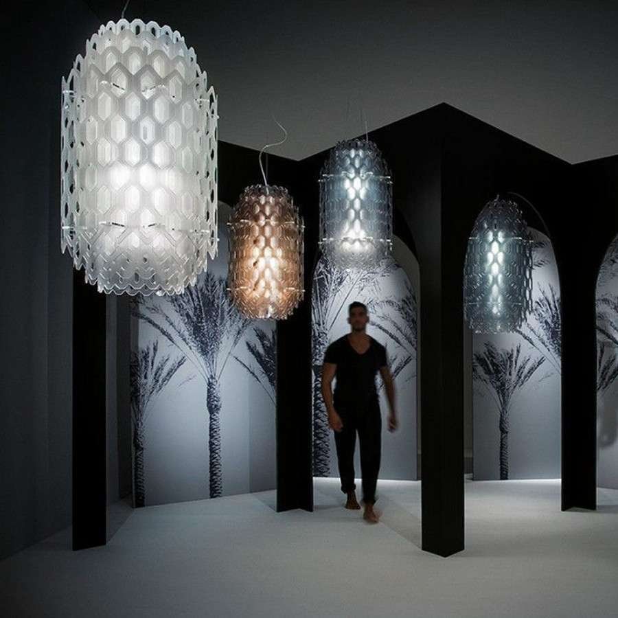 LAMPADA CHANTAL SMALL BIANCA SOSPENSIONE by Doriana and Massimiliano Fuksas
