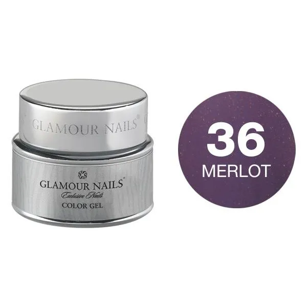 GLAMOUR NAILS GEL COLOR ricostruzione unghie NR. 36