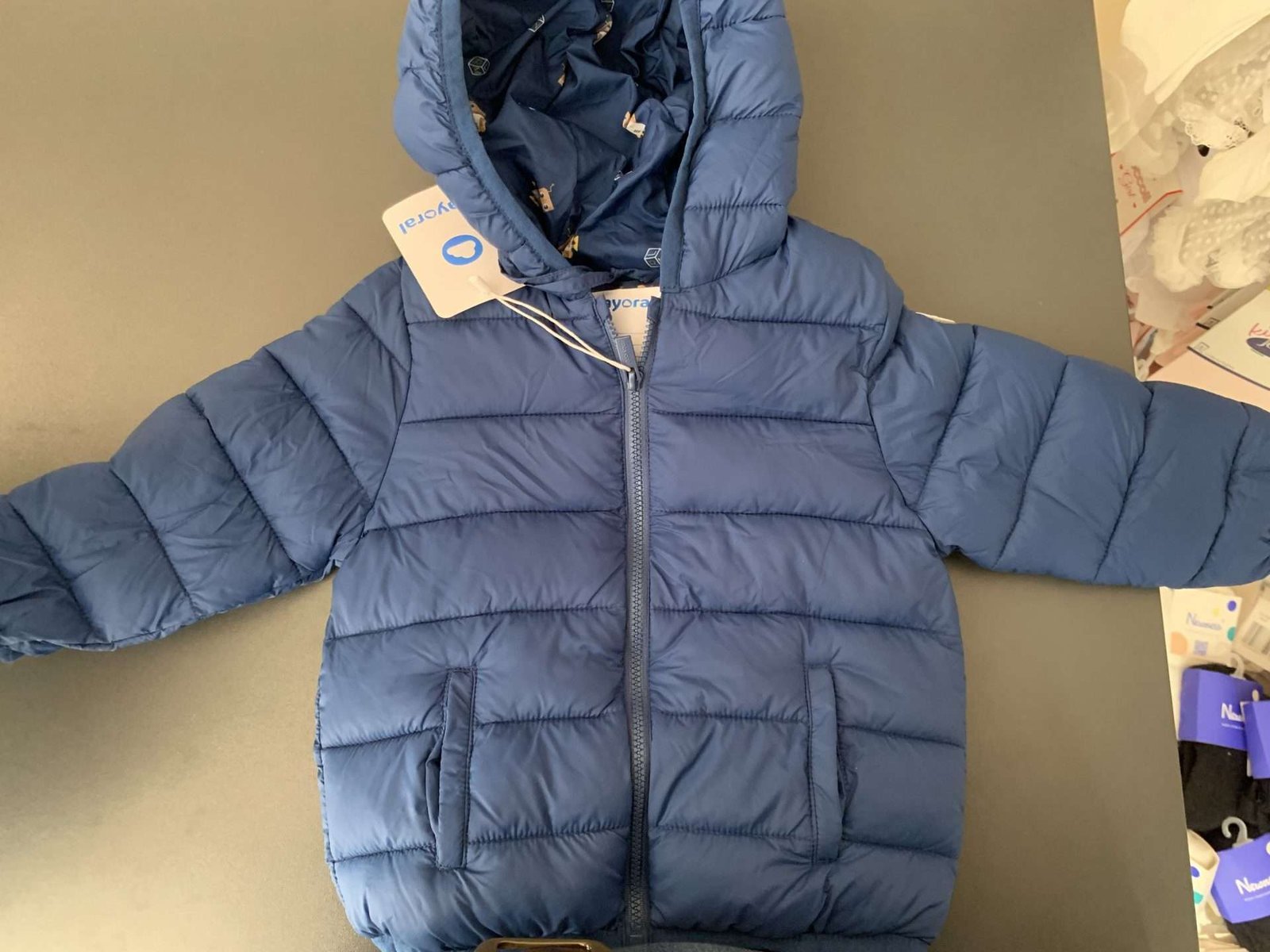 Giaccone 100 gr bambino blu Mayoral