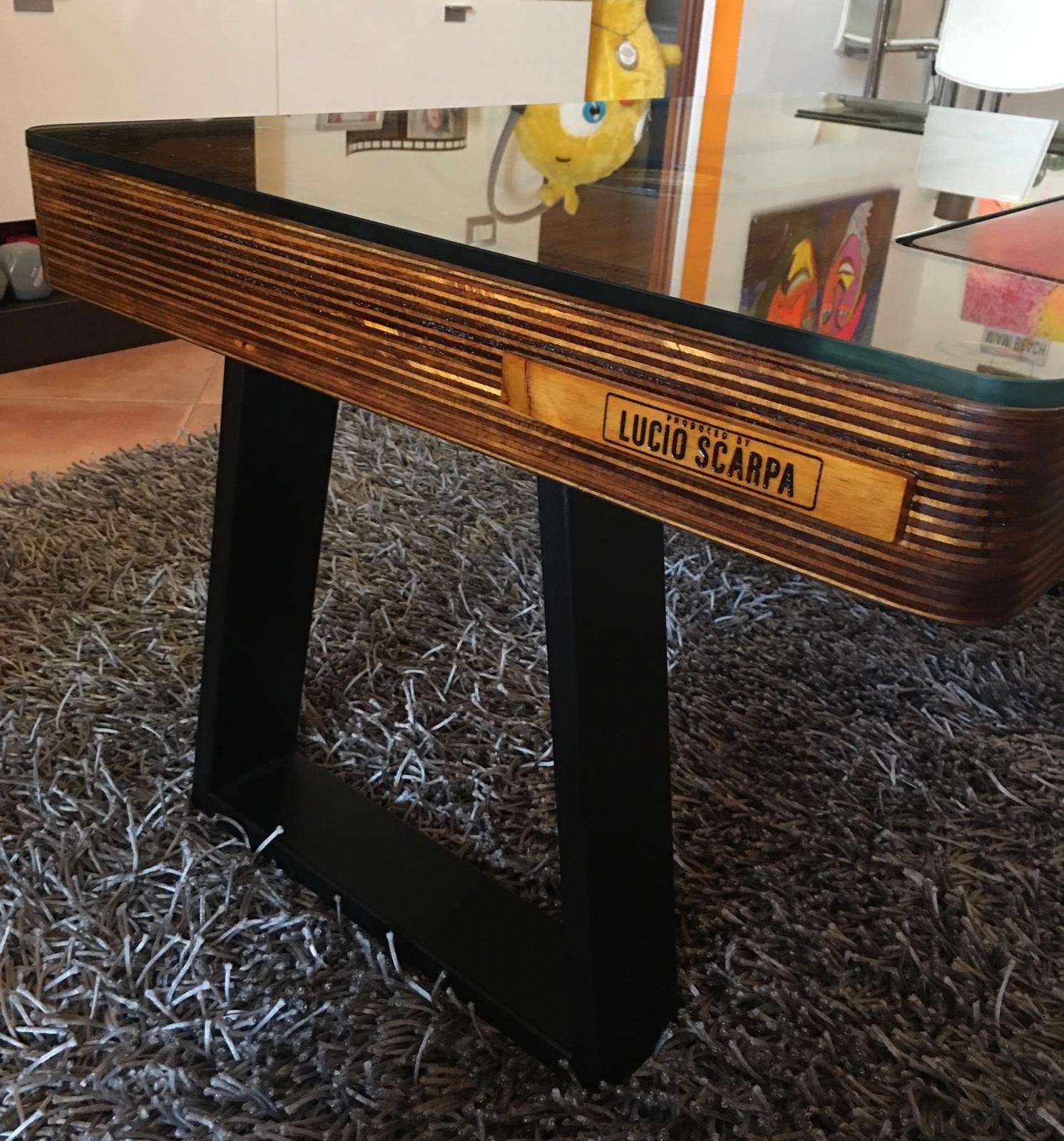 Tavolino da caffè musicassetta by Lucio Scarpa - immagine 3