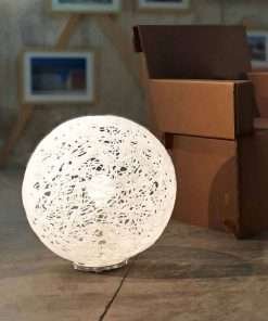 Lampada Reload da appoggio bianca Emporium