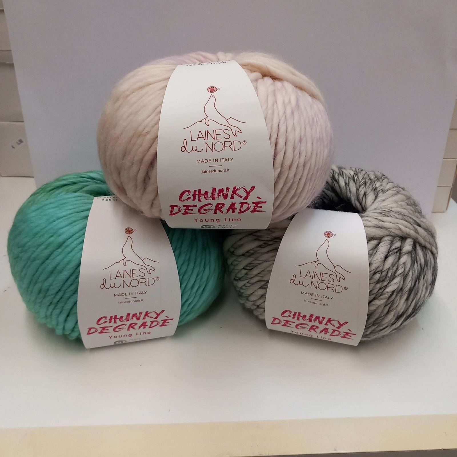 Lana chunky degradè LAINES DU NORD